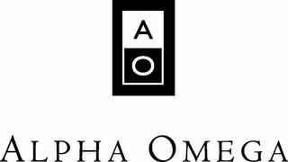 A O ALPHA OMEGA logo