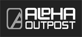 A O ALPHA OUTPOST logo