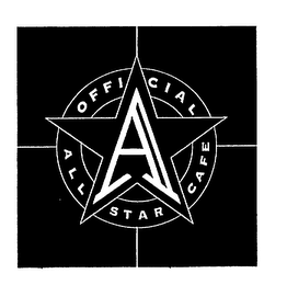 A OFFICIAL ALL STAR CAFE logo