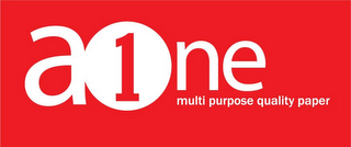 A ONE 1 MULTI PURPOSE QUALITY PAPER logo