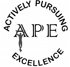 A P E ACTIVELY PURSUING EXCELLENCE logo