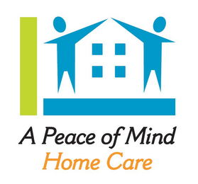 A PEACE OF MIND HOME CARE logo