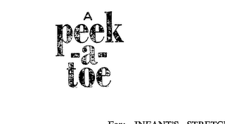 A PEEK-A-TOE logo