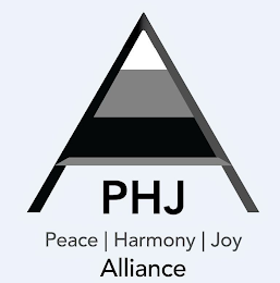 A PHJ PEACE HARMONY JOY ALLIANCE logo
