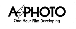 A PHOTO ONE-HOUR FILM DEVELOPING logo