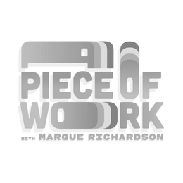 A PIECE OF WORK WITH MARQUE RICHARDSON logo