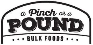 A PINCH OR A POUND BULK FOODS logo