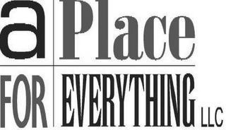 A PLACE FOR EVERYTHING LLC logo