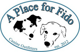 A PLACE FOR FIDO CANINE OUTFITTERS EST.2012 logo