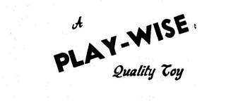 A PLAY-WISE QUALITY TOY logo
