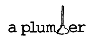 A PLUMBER logo
