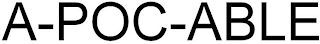 A-POC-ABLE logo