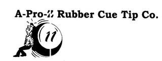 A-PRO-Z RUBBER CUE TIP CO. 11 logo