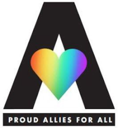 A PROUD ALLIES FOR ALL logo