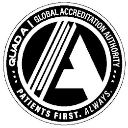 A ...QUAD A GLOBAL ACCREDITATION AUTHORITY... PATIENTS FIRST. ALWAYS. logo
