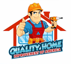 A QUALITY HOME IMPROVEMENT OF AMERICA logo