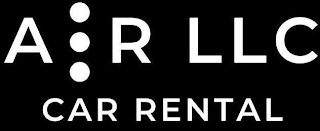 A R LLC CAR RENTAL logo