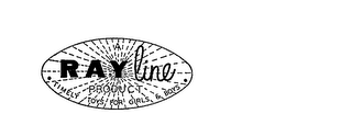 A RAY LINE PRODUCT TIMELY TOYS FOR GIRLS & BOYS logo