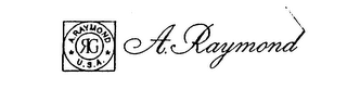 A. RAYMOND A. RAYMOND U.S.A. RG logo