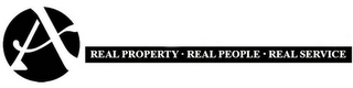 A REAL PROPERTY REAL PEOPLE REAL SERVICE logo