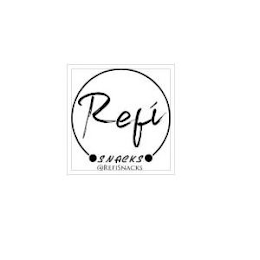 A REFI SNACKS logo