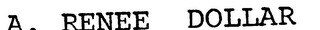 A. RENEE DOLLAR logo