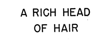 A RICH HEAD OF HAIR logo