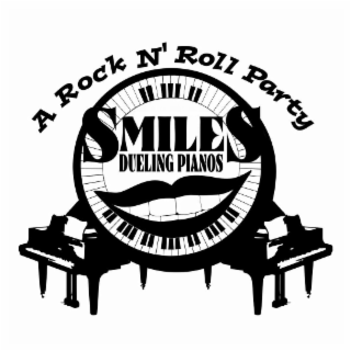 A ROCK N' ROLL PARTY SMILES DUELING PIANOS logo