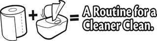 A ROUTINE FOR A CLEANER CLEAN. logo