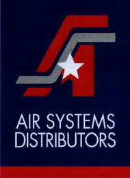 A S AIR SYSTEMS DISTRIBUTORS logo