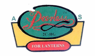 A S PEERLESS 2C-HG FOR LANTERNS logo