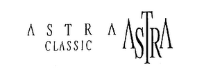 A S T R A CLASSIC ASTRA logo