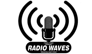 A SARA J FUSCO PRODUCTION RADIO WAVES "ADVANCING LABOR'S VOICE" logo