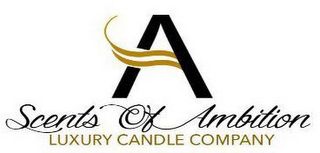 A SCENTS OF AMBITION LUXURY CANDLE COMPANY logo