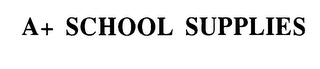 A+ SCHOOL SUPPLIES logo