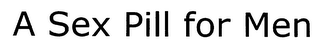 A SEX PILL FOR MEN logo