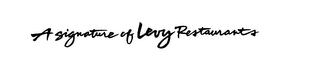 A SIGNATURE OF LEVY RESTAURANTS logo