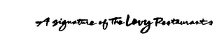 A SIGNATURE OF THE LEVY RESTAURANTS logo