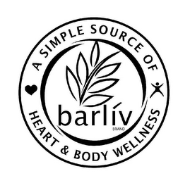 A SIMPLE SOURCE OF HEART & BODY WELLNESS BARLIV BRAND logo