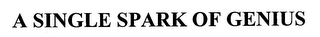 A SINGLE SPARK OF GENIUS logo