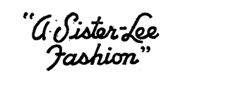"A SISTER-LEE FASHION" logo