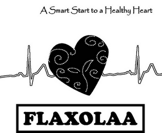 A SMART START TO A HEALTHY HEART FLAXOLAA logo