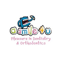 A SMILE 4 U PLEASURE IN DENTISTRY & ORTHODONTICS logo