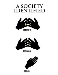 A SOCIETY IDENTIFIED MARRIED ENGAGED SINGLE logo