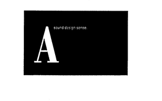 A SOUND DESIGN SENSE. logo