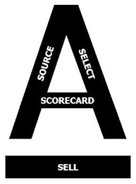 A SOURCE SELECT SCORECARD SELL logo