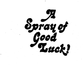 A SPRAY OF GOOD LUCK! logo