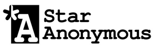 A STAR ANONYMOUS logo