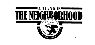 A STEAK IN THE NEIGHBORHOOD REAL FOOD GOOD TUNES. logo