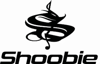 A STYLIZED "S" ABOVE THE WORD "SHOOBIE." logo